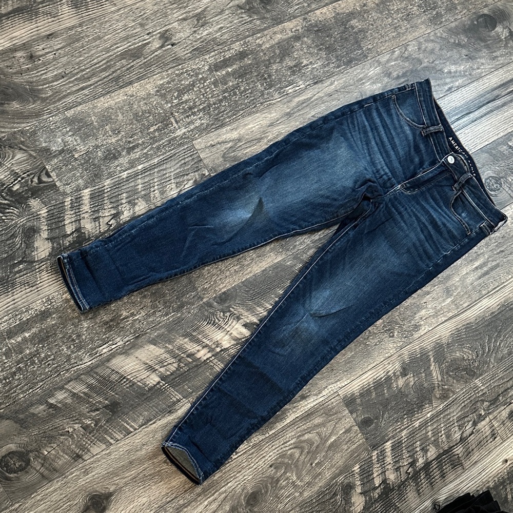 American Eagle Outfitters Dark Blue Skinny Jeans